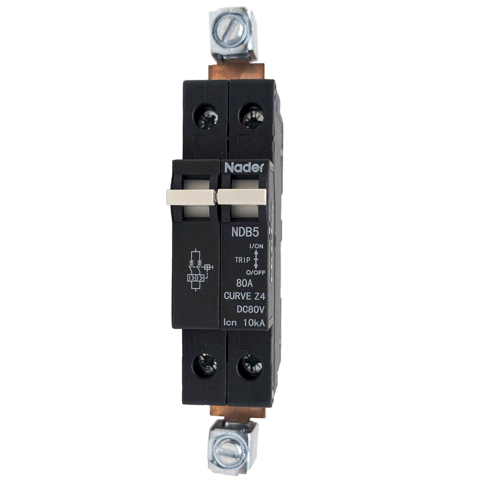 Nader Circuit Breaker NDB5-Z4 2 Pole Parallel 80A